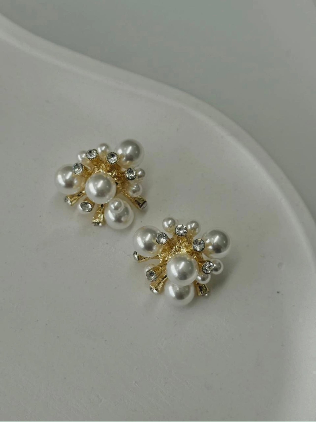Pearl Bouquet Earrings