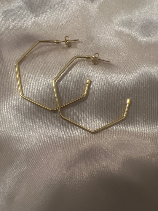 Geometric Hoop Earrings